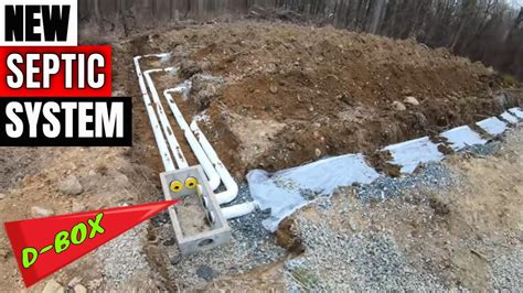 how deep is a distribution box|septic system d box requirements.